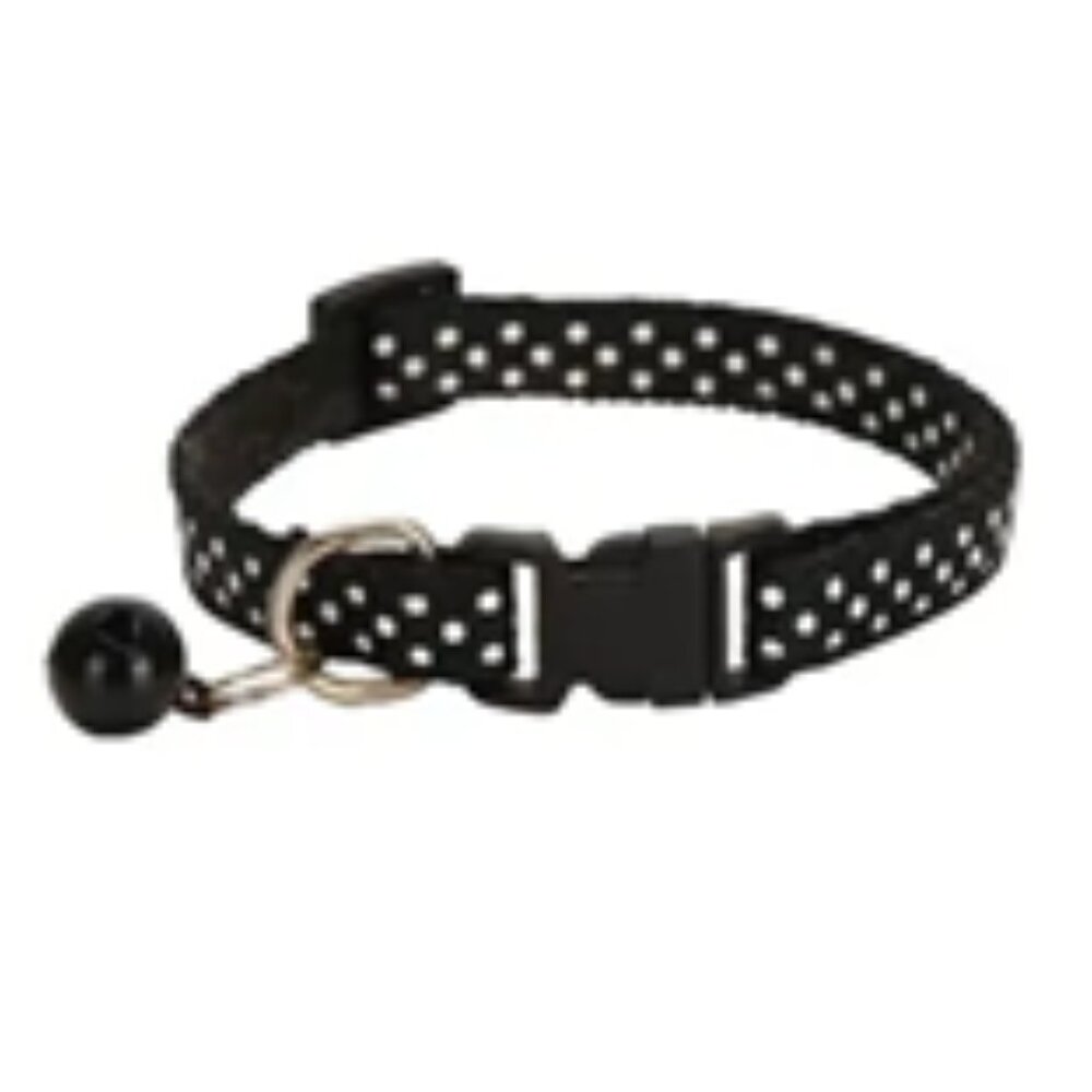 NEW Lot of 2x Polka-Dot Adjustable Pet Collars w/ Bell - Multiple Colors Avail! - Picture 5 of 10